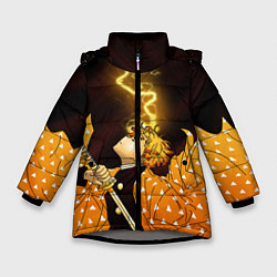 Куртка зимняя для девочки ЗЕНИЦУ, цвет: 3D-светло-серый