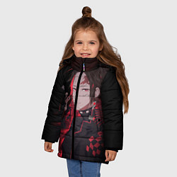 Куртка зимняя для девочки КЛИНОК ТАНДЖИРО, цвет: 3D-светло-серый — фото 2