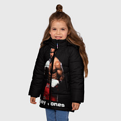 Куртка зимняя для девочки Roy Jones, цвет: 3D-светло-серый — фото 2