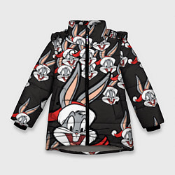 Куртка зимняя для девочки Bugs Bunny, цвет: 3D-светло-серый