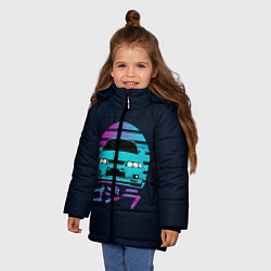 Куртка зимняя для девочки Skyline R33, цвет: 3D-черный — фото 2