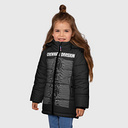 Куртка зимняя для девочки CrewMate Division, цвет: 3D-черный — фото 2