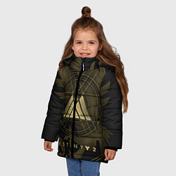 Куртка зимняя для девочки DESTINY, WARLOCK, цвет: 3D-черный — фото 2