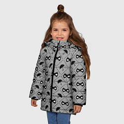 Куртка зимняя для девочки АКАДЕМИЯ АМБРЕЛЛА, цвет: 3D-светло-серый — фото 2
