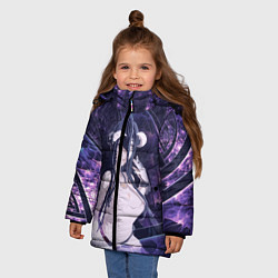 Куртка зимняя для девочки Альбедо, цвет: 3D-красный — фото 2
