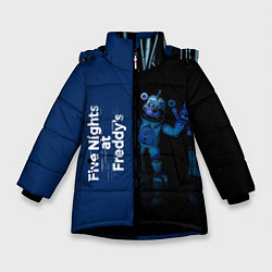 Куртка зимняя для девочки Five Nights At Freddy, цвет: 3D-черный