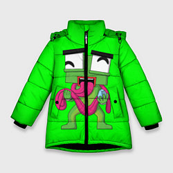 Куртка зимняя для девочки ROBLOX UNSPEAKABLE, цвет: 3D-черный