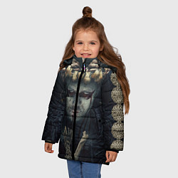 Куртка зимняя для девочки Викинги - Ивар, цвет: 3D-красный — фото 2