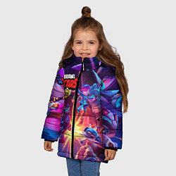 Куртка зимняя для девочки StarrForce, цвет: 3D-черный — фото 2