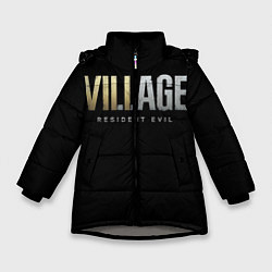 Куртка зимняя для девочки Resident Evil Village, цвет: 3D-светло-серый