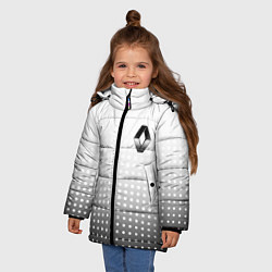 Куртка зимняя для девочки Renault, цвет: 3D-светло-серый — фото 2