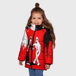 Куртка зимняя для девочки GHOSTEMANE, цвет: 3D-черный — фото 2