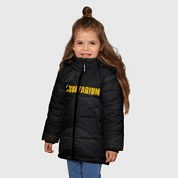 Куртка зимняя для девочки SURVARIUM STALKER, цвет: 3D-черный — фото 2