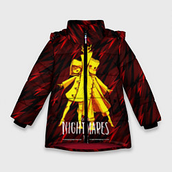 Куртка зимняя для девочки Little Nightmares 2, цвет: 3D-красный