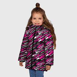 Куртка зимняя для девочки FITNESS, цвет: 3D-светло-серый — фото 2