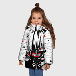 Куртка зимняя для девочки ТОКИЙСКИЙ ГУЛЬ, цвет: 3D-черный — фото 2