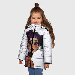 Куртка зимняя для девочки The Witness, цвет: 3D-светло-серый — фото 2