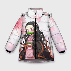 Куртка зимняя для девочки НЕЗУКА NEZUKO, цвет: 3D-светло-серый