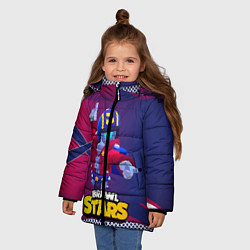 Куртка зимняя для девочки STU СТУ Brawl Stars, цвет: 3D-светло-серый — фото 2