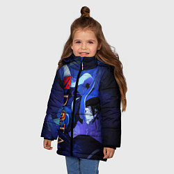 Куртка зимняя для девочки DOTA: Кровь дракона, цвет: 3D-черный — фото 2