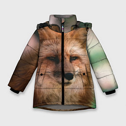 Зимняя куртка для девочки Строгая лисица