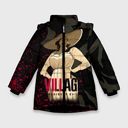 Куртка зимняя для девочки Resident Evil Village Blood, цвет: 3D-черный