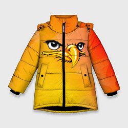 Зимняя куртка для девочки Орёл 3d