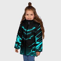 Куртка зимняя для девочки DEAD SPACE АЙЗЕК КЛАРК, цвет: 3D-светло-серый — фото 2