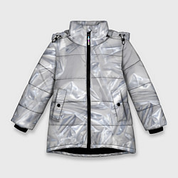 Зимняя куртка для девочки Голографичная фольга