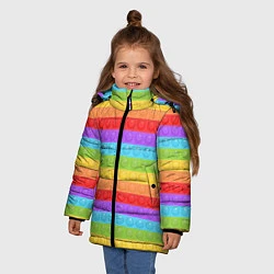 Куртка зимняя для девочки ПОП ИТ POP IT, цвет: 3D-красный — фото 2