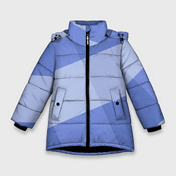 Куртка зимняя для девочки Теплый минимализм, цвет: 3D-черный