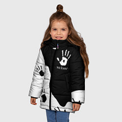 Куртка зимняя для девочки TES WE KNOW МЫ ЗНАЕМ, цвет: 3D-светло-серый — фото 2
