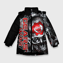 Куртка зимняя для девочки Gears of War Gears 5, цвет: 3D-черный