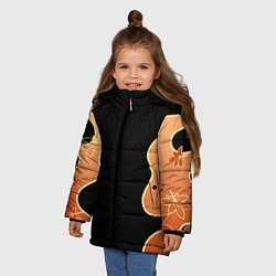 Куртка зимняя для девочки КАДЗУХА ПАТТЕРН, цвет: 3D-черный — фото 2