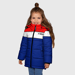 Куртка зимняя для девочки В стиле 90х FIRM, цвет: 3D-красный — фото 2
