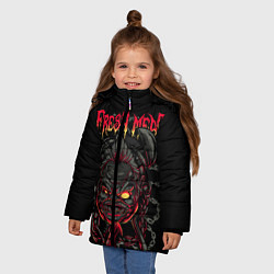 Куртка зимняя для девочки Дота 2 Пудж Свежее мясо dota 2, цвет: 3D-светло-серый — фото 2