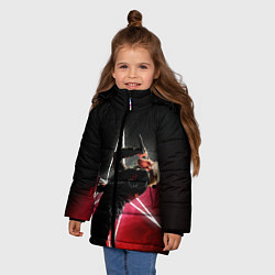 Куртка зимняя для девочки Oliver on live, цвет: 3D-черный — фото 2