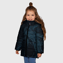 Куртка зимняя для девочки Zenit lion dark theme, цвет: 3D-светло-серый — фото 2