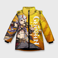 Куртка зимняя для девочки ARATAKI ITTO GEO, цвет: 3D-черный