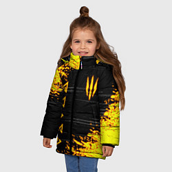 Куртка зимняя для девочки The Witcher Neon, цвет: 3D-светло-серый — фото 2