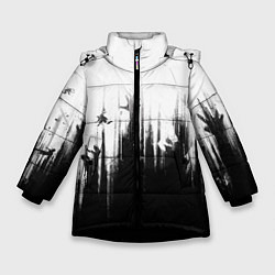 Куртка зимняя для девочки Dying Light- 2, цвет: 3D-черный