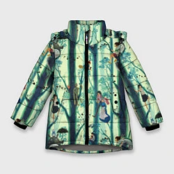 Куртка зимняя для девочки Ghibli All, цвет: 3D-светло-серый