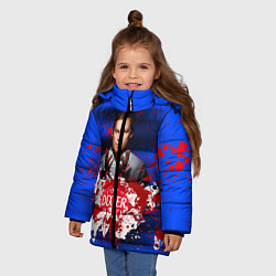 Куртка зимняя для девочки Декстер Новая Кровь ДЕКСТЕР СЕРИАЛ, цвет: 3D-черный — фото 2