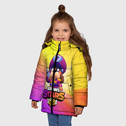 Куртка зимняя для девочки General Gavs Brawl Stars Game, цвет: 3D-черный — фото 2