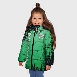 Куртка зимняя для девочки NISSAN супер NISSAN, цвет: 3D-светло-серый — фото 2