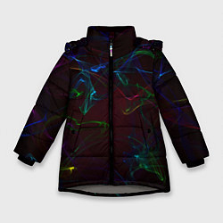 Зимняя куртка для девочки CURVE NEON ABSTRACTION