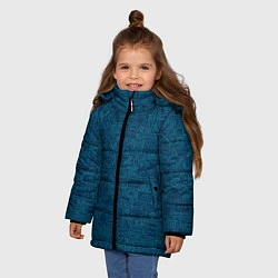 Куртка зимняя для девочки Информатика Informatics, цвет: 3D-светло-серый — фото 2