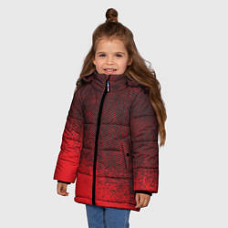 Куртка зимняя для девочки RED GRUNGE SPORT GRUNGE, цвет: 3D-светло-серый — фото 2