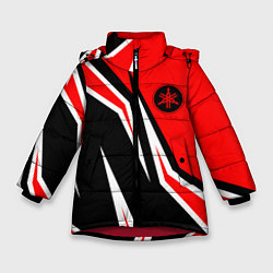Зимняя куртка для девочки ЯМАХА - YAMAHA Красный спортивный