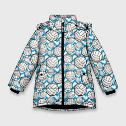 Зимняя куртка для девочки Мячи Волейбольные